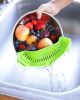 Silicone Pot Side Pasta Strainer, 1 Piece Adjustable Silicone Clip on Strainer Clamp for Kitchen, Home Essentials Kitchen Accessories for Cookware, Ki