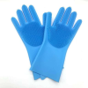 1 Pair Dishwashing Cleaning Gloves Magic Silicone Rubber Dish Washing Glove For Household Scrubber Kitchen Clean Tool Scrub